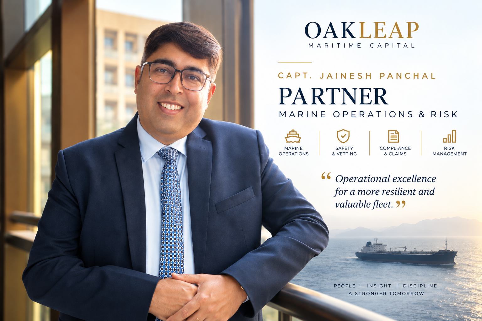 Capt. Jainesh Panchal — Partner, Marine Operations & Risk